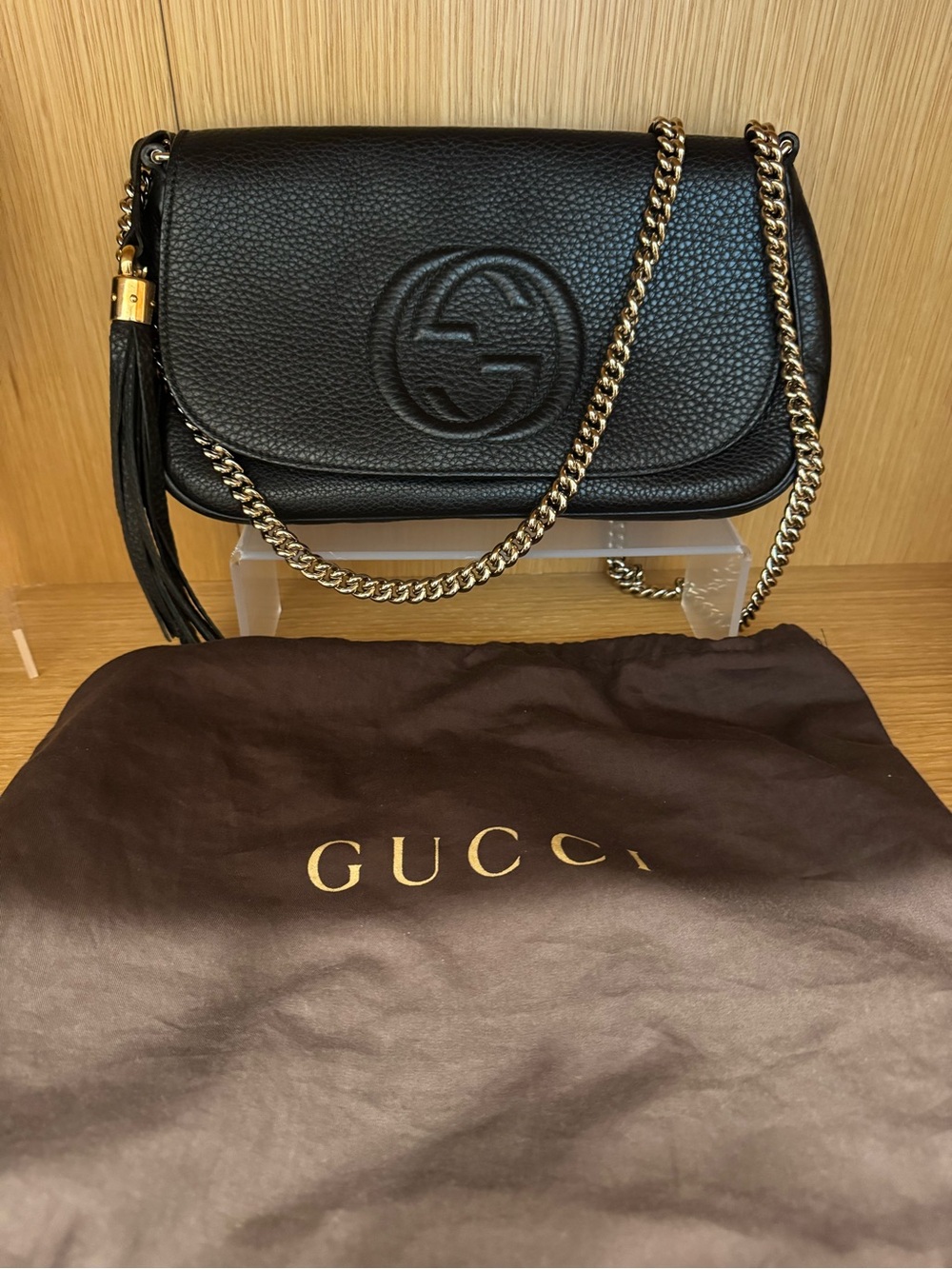 Gucci Medium Soho Flap Crossbody.